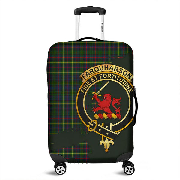 Farquharson Modern Tartan Crest Luggage Cover Oldest Style