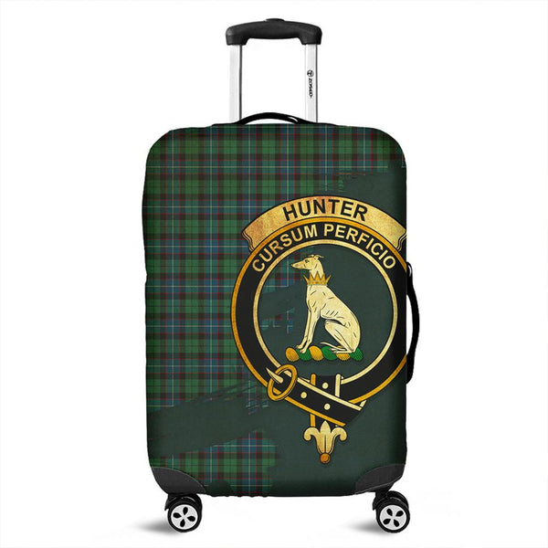 Hunter Ancient Tartan Crest Luggage Cover Oldest Style