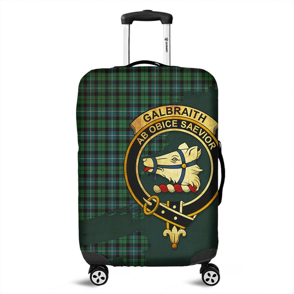 Galbraith Ancient Tartan Crest Luggage Cover Oldest Style