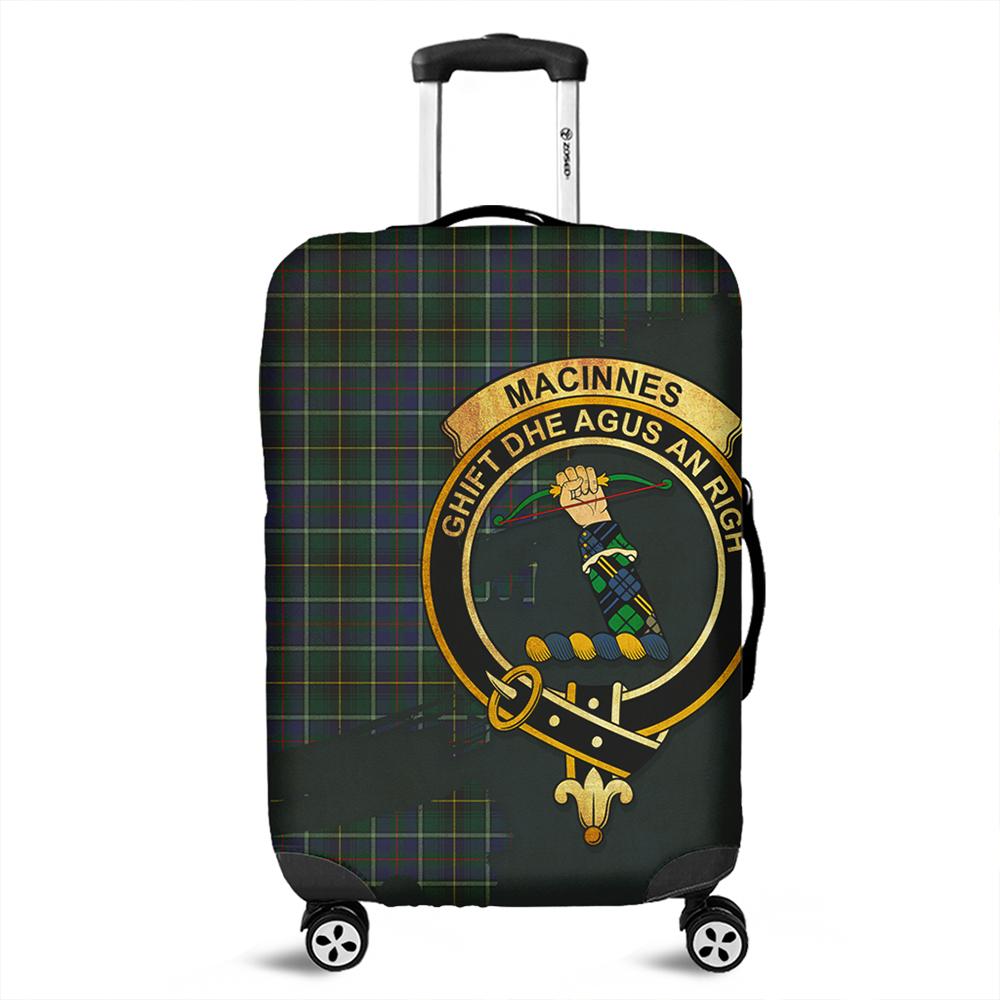 MacInnes Modern Tartan Crest Luggage Cover Oldest Style