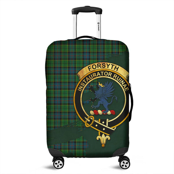 Forsyth Ancient Tartan Crest Luggage Cover Oldest Style