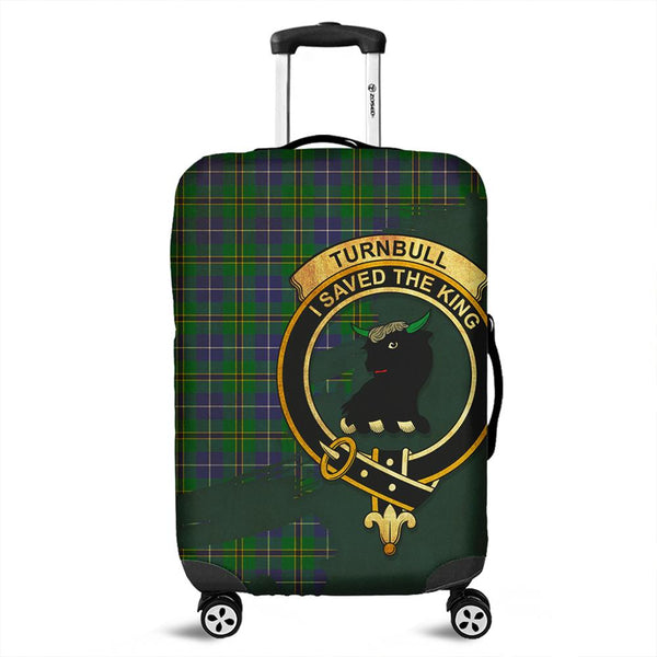 Turnbull Hunting Tartan Crest Luggage Cover Oldest Style