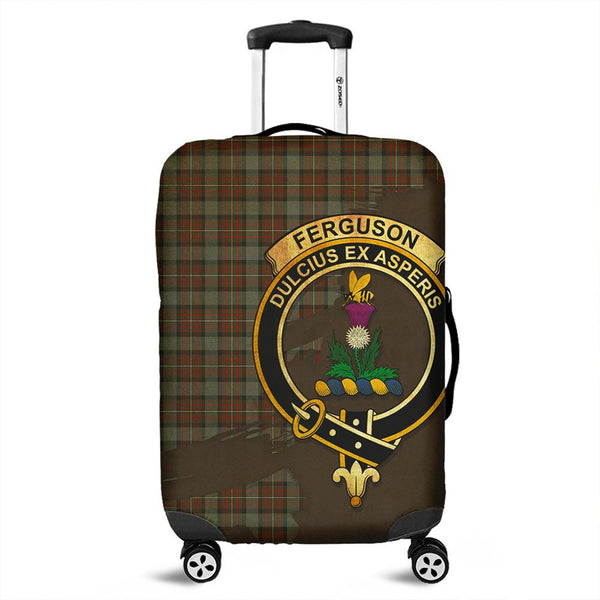 Fergusson Weathered Tartan Crest Luggage Cover Oldest Style