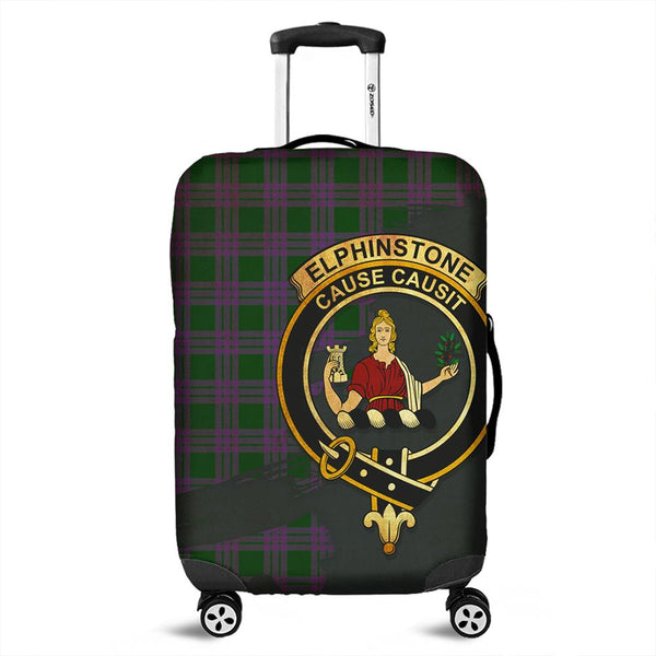 Elphinstone Tartan Crest Luggage Cover Oldest Style