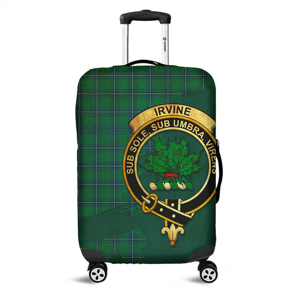 Irvine Ancient Tartan Crest Luggage Cover Oldest Style