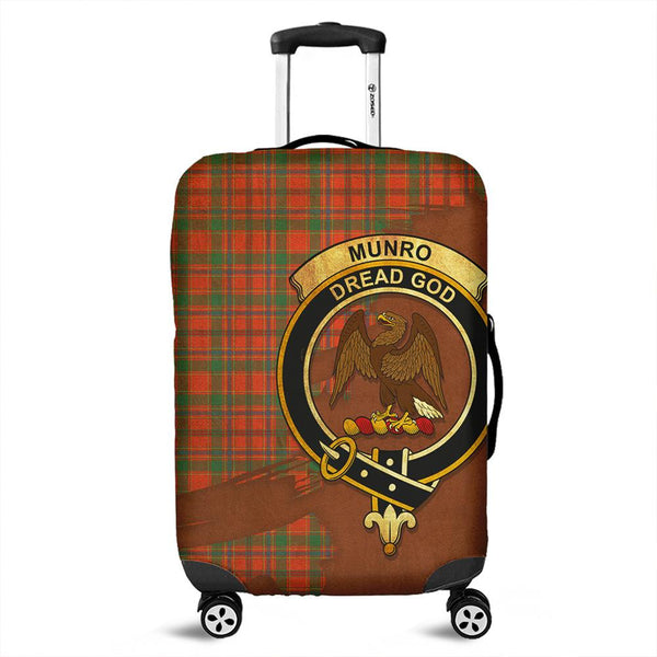 Munro Ancient Tartan Crest Luggage Cover Oldest Style