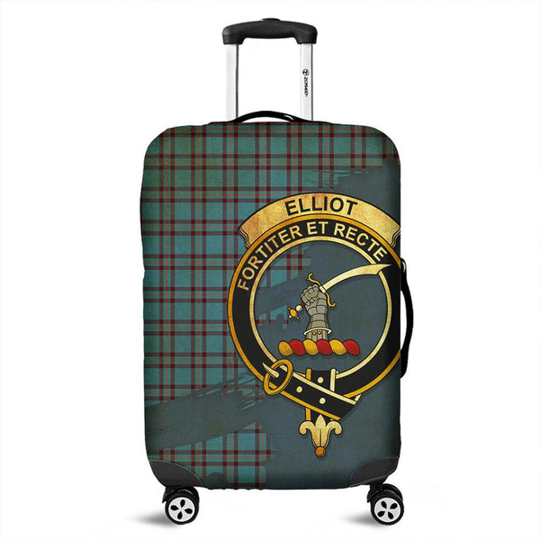 Elliot Ancient Tartan Crest Luggage Cover Oldest Style