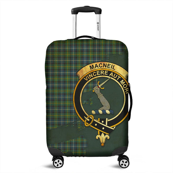 MacNeill of Barra Ancient Tartan Crest Luggage Cover Oldest Style