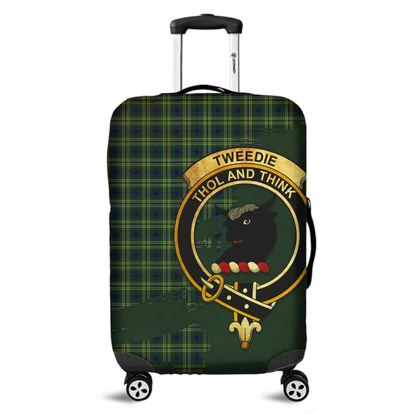 Tweedside District Tartan Crest Luggage Cover Oldest Style