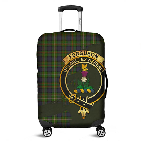 Fergusson Modern Tartan Crest Luggage Cover Oldest Style