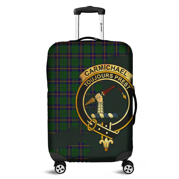 Carmichael Modern Tartan Crest Luggage Cover Oldest Style