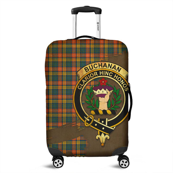 Buchanan Ancient Tartan Crest Luggage Cover Oldest Style