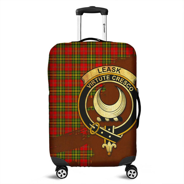 Leask Tartan Crest Luggage Cover Oldest Style