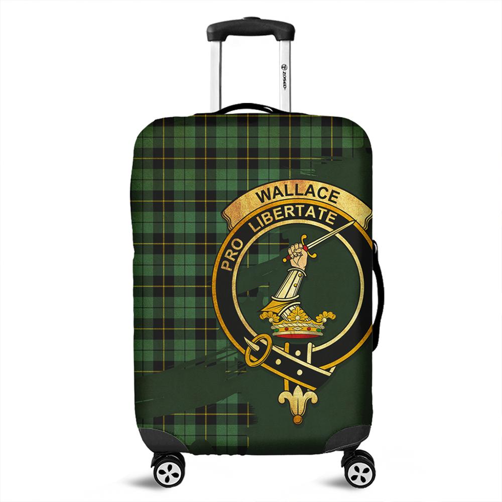 Wallace Hunting Ancient Tartan Crest Luggage Cover Oldest Style