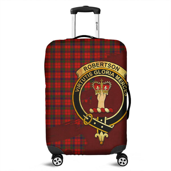 Robertson Modern Tartan Crest Luggage Cover Oldest Style