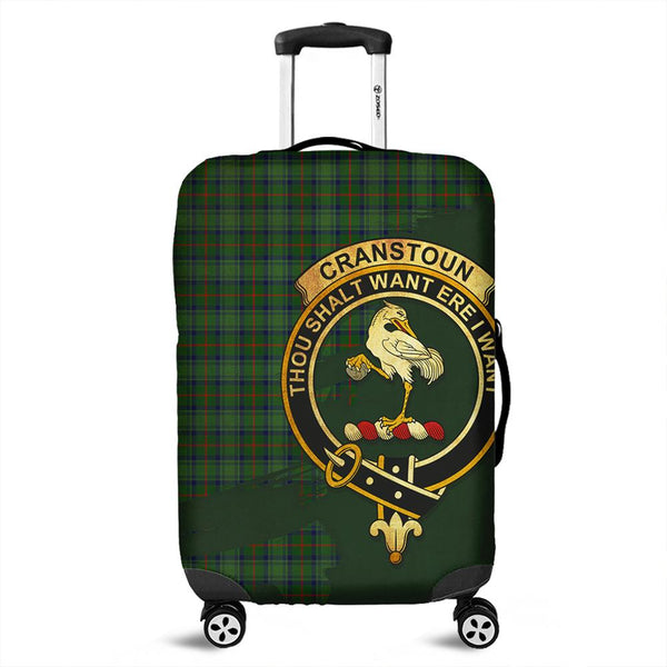 Cranstoun Tartan Crest Luggage Cover Oldest Style