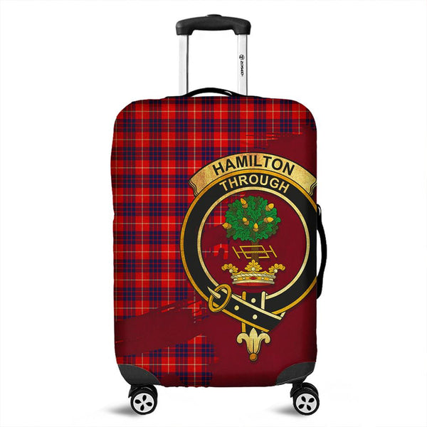 Hamilton Modern Tartan Crest Luggage Cover Oldest Style