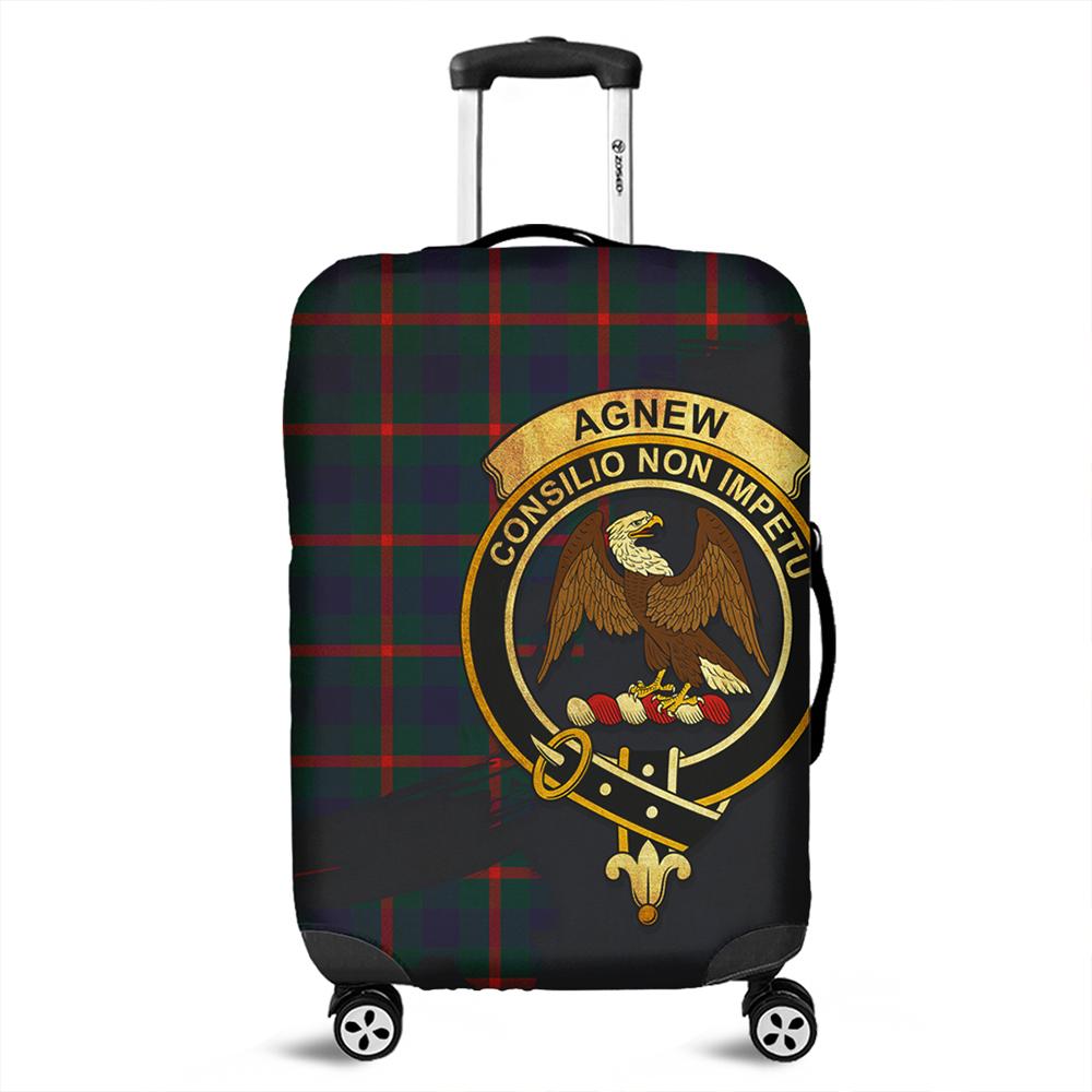 Agnew Modern Tartan Crest Luggage Cover Oldest Style