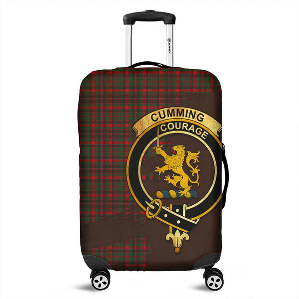 Cumming Hunting Modern Tartan Crest Luggage Cover Oldest Style