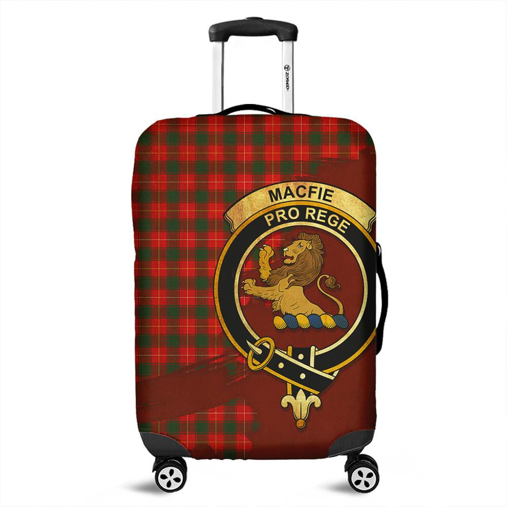 MacFie Tartan Crest Luggage Cover Oldest Style