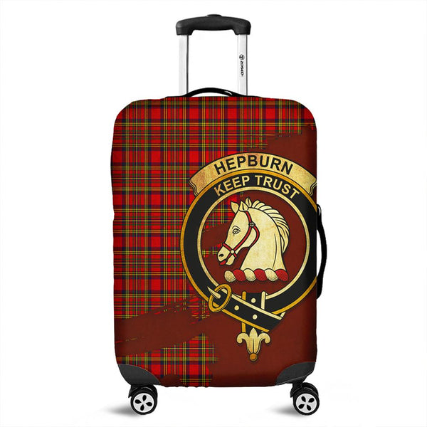 Hepburn Tartan Crest Luggage Cover Oldest Style