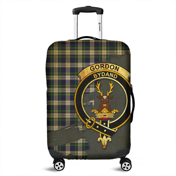 Gordon Dress Modern Tartan Crest Luggage Cover Oldest Style