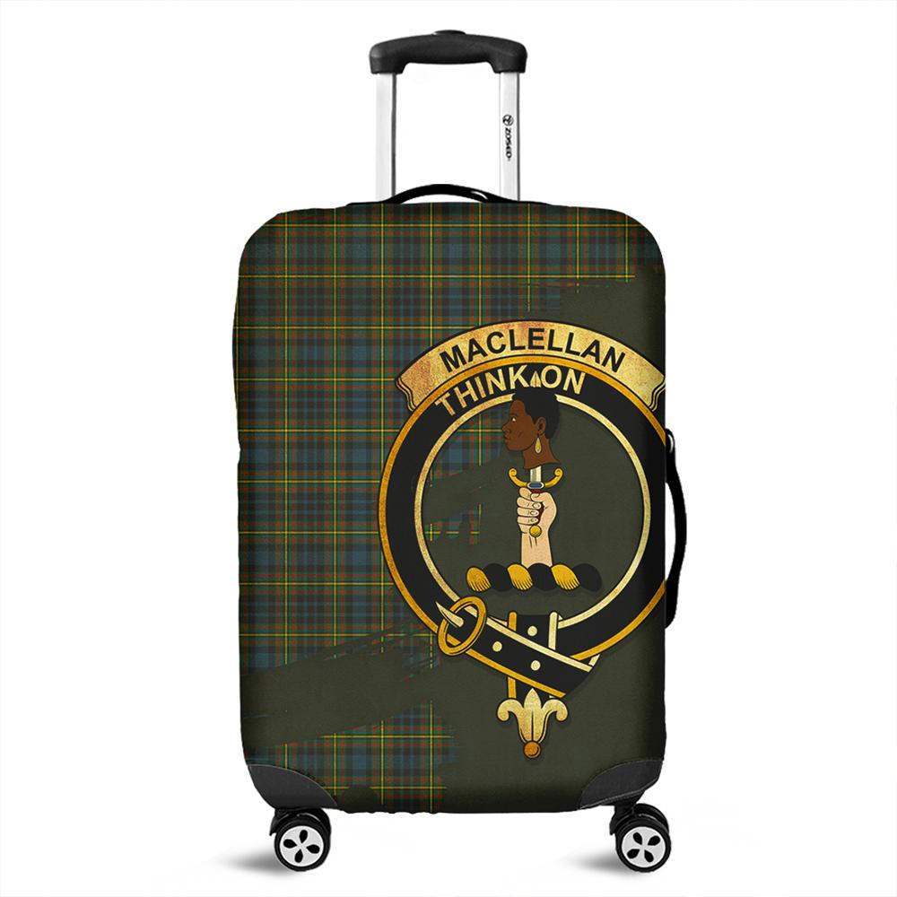 MacLellan Ancient Tartan Crest Luggage Cover Oldest Style