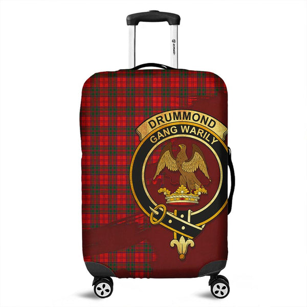 Drummond Modern Tartan Crest Luggage Cover Oldest Style