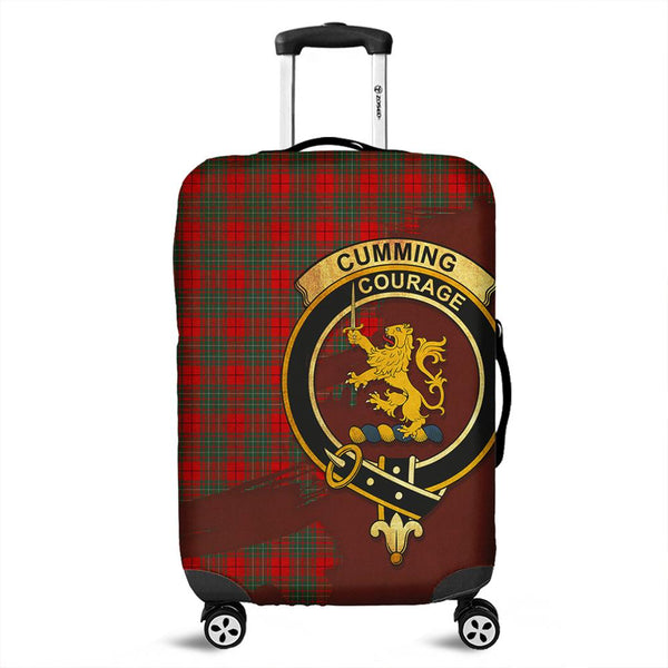 Cumming Modern Tartan Crest Luggage Cover Oldest Style