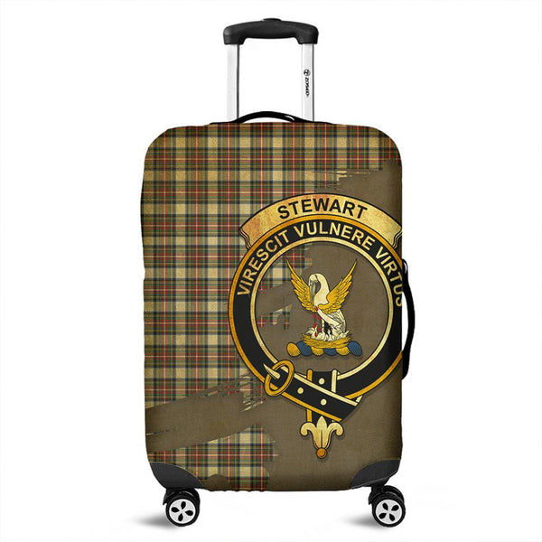 Stewart Dress Ancient Tartan Crest Luggage Cover Oldest Style