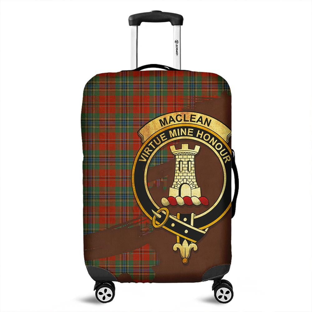 MacLean of Duart Ancient Tartan Crest Luggage Cover Oldest Style