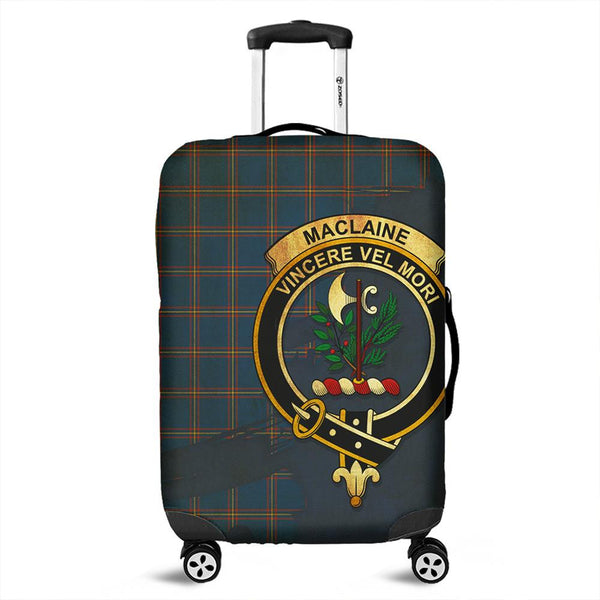 MacLaine of Loch Buie Hunting Ancient Tartan Crest Luggage Cover Oldest Style