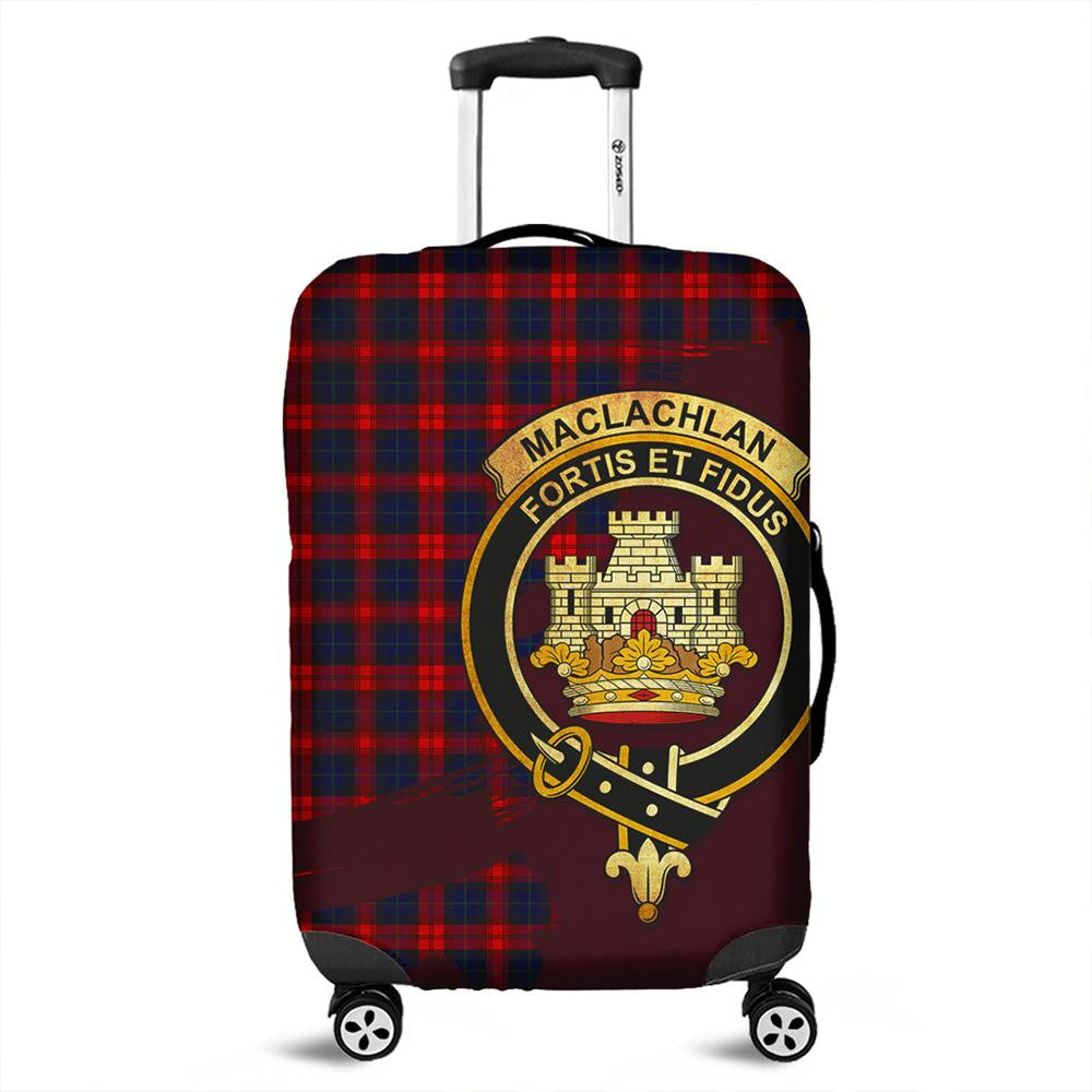 MacLachlan Modern Tartan Crest Luggage Cover Oldest Style