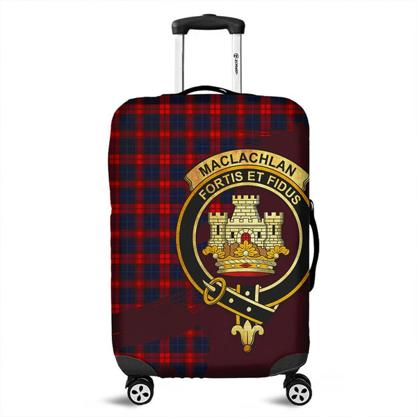 MacLachlan Modern Tartan Crest Luggage Cover Oldest Style