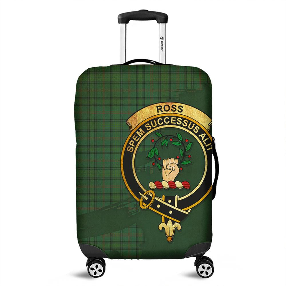 Ross Hunting Ancient Tartan Crest Luggage Cover Oldest Style