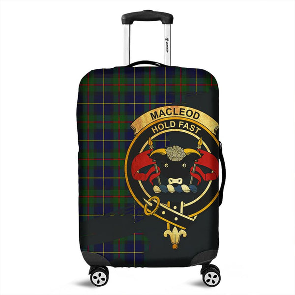 MacLeod of Harris Modern Tartan Crest Luggage Cover Oldest Style