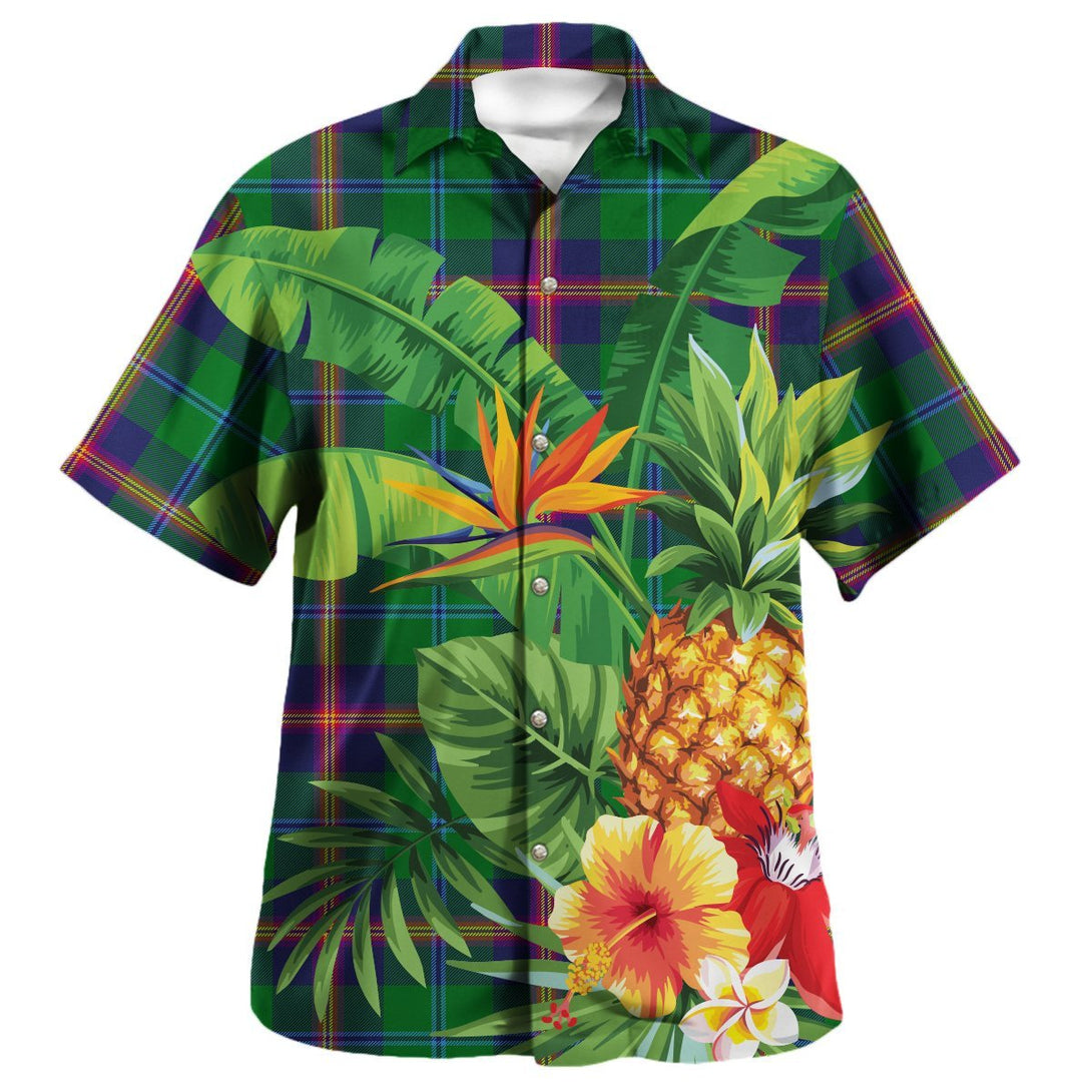 Young Modern Tartan Aloha Shirt New Style