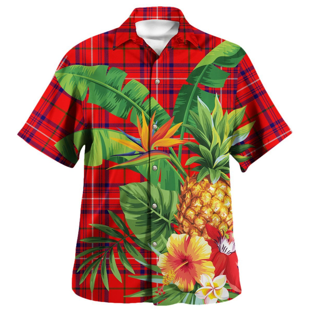 Rose Modern Tartan Aloha Shirt New Style