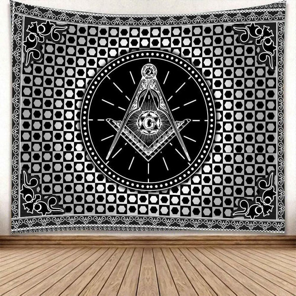 Freemason Area Rugry Crest Ver2 Tapestry