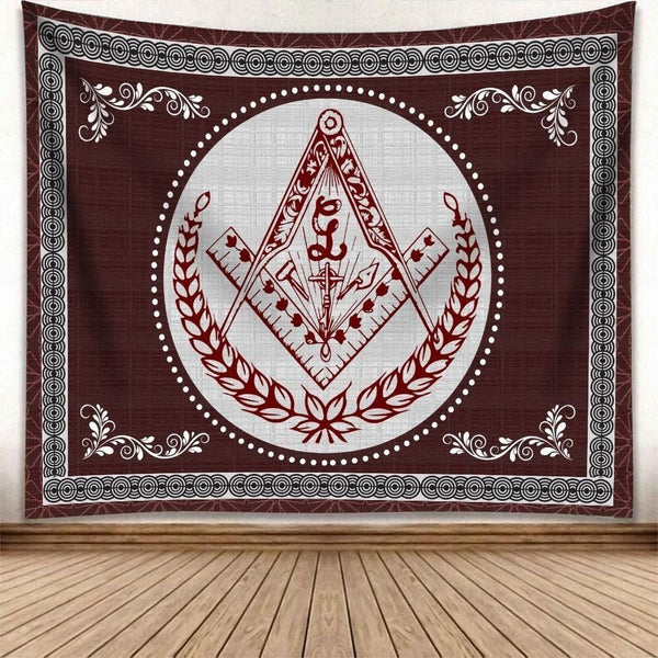 Freemason Area Rugry Crest Ver4 Tapestry