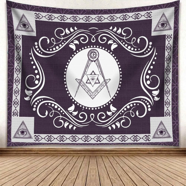 Freemason Area Rugry Crest Ver9 Tapestry