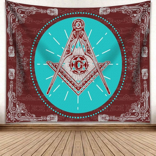 Freemason Area Rugry Crest Ver3 Tapestry