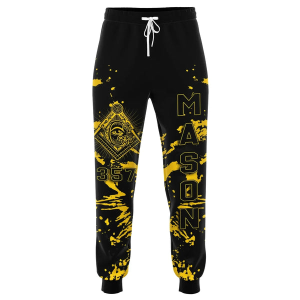 Prince Hall Freemasonry Joggers Spaint Style