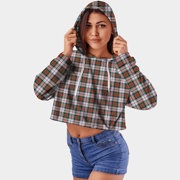 MacDuff Dress Ancient Tartan Crop Top Hoodie