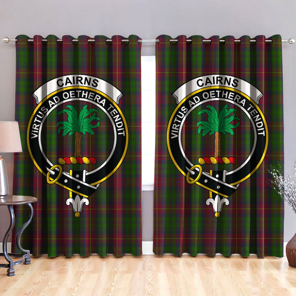 Cairns Clan Badge Tartan Classic Window Curtain