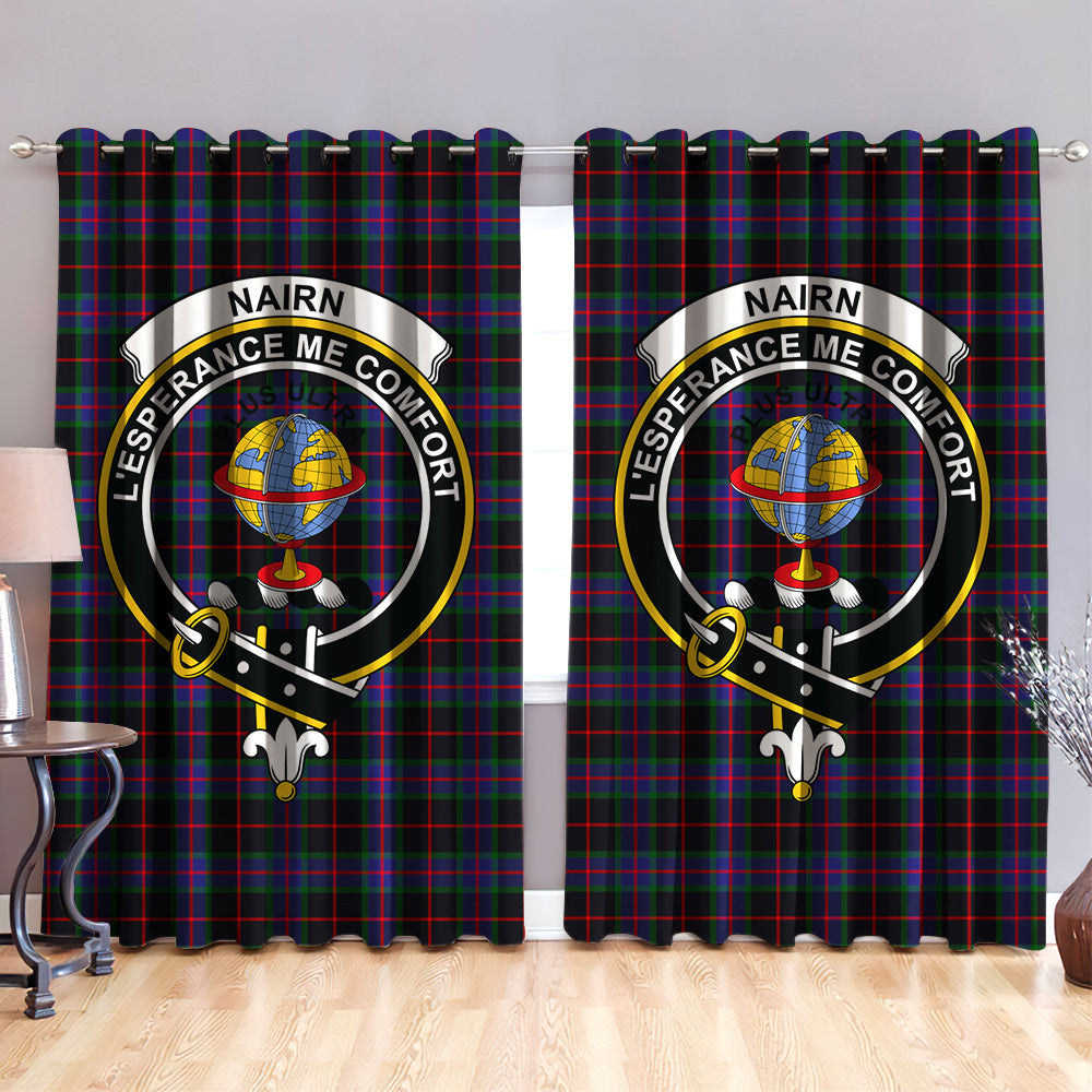 Nairn Clan Badge Tartan Classic Window Curtain