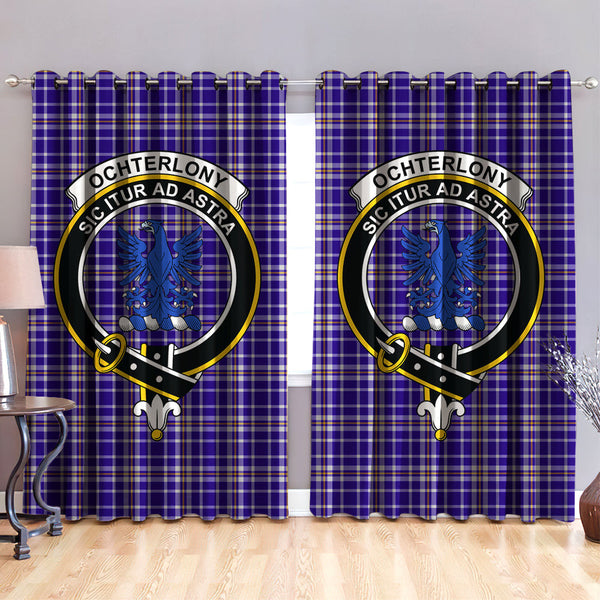 Ochterlony Clan Badge Tartan Classic Window Curtain