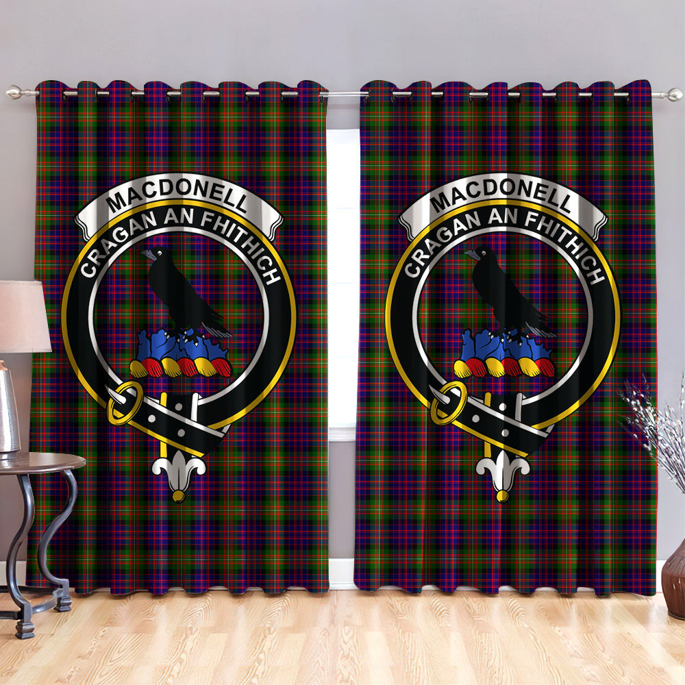 MacDonnell of Glengarry Modern Clan Badge Tartan Classic Window Curtain