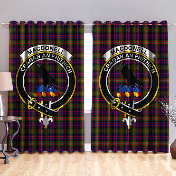 MacDonnell of Glengarry Modern Clan Badge Tartan Classic Window Curtain