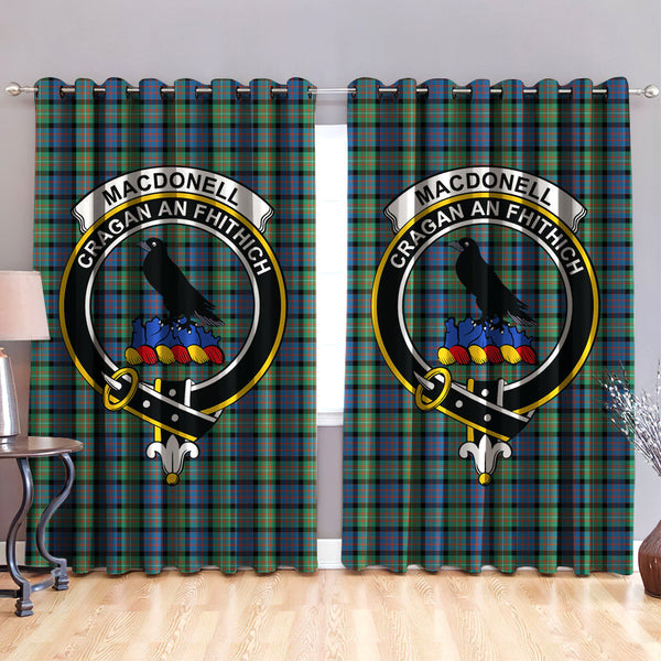 MacDonnell of Glengarry Ancient Clan Badge Tartan Classic Window Curtain